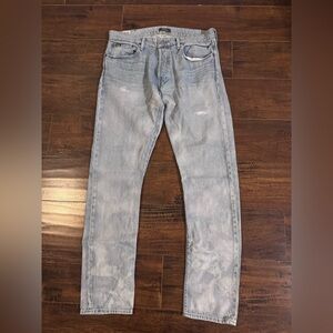 Polo Ralph Lauren Sullivan Slim Jeans Light Wash Denim Mens 33x32